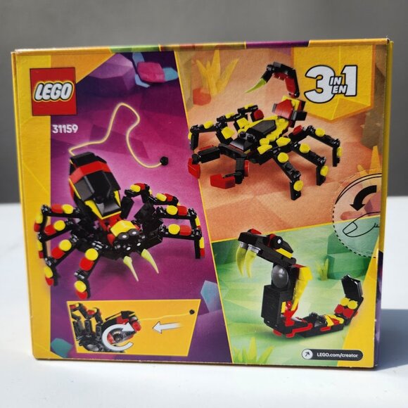 New LEGO Creator 3-in-1 31159 Spider Toy Spider Scorpion Snake Wild Animals Surp - Picture 13 of 16